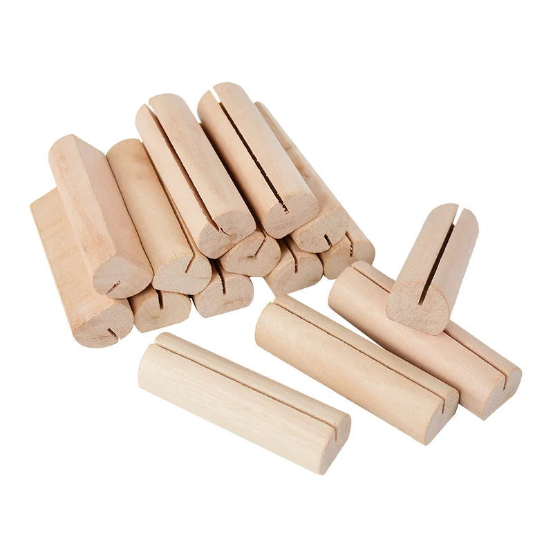 イベント・結婚式装飾|木製プレースカードホルダー 5/10個セット