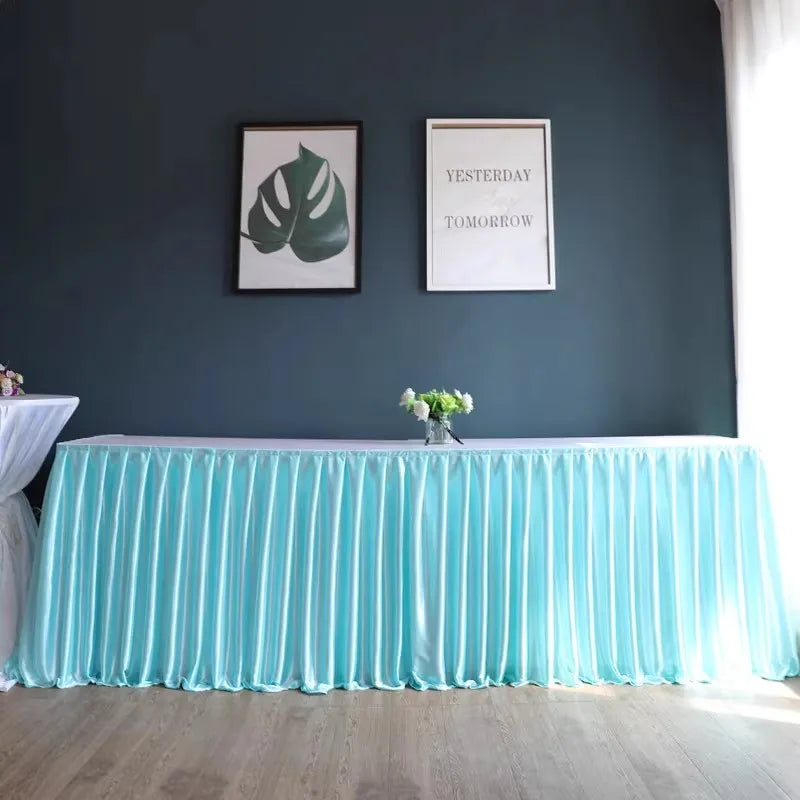 シワになりにくいポリエステルテーブルスカート