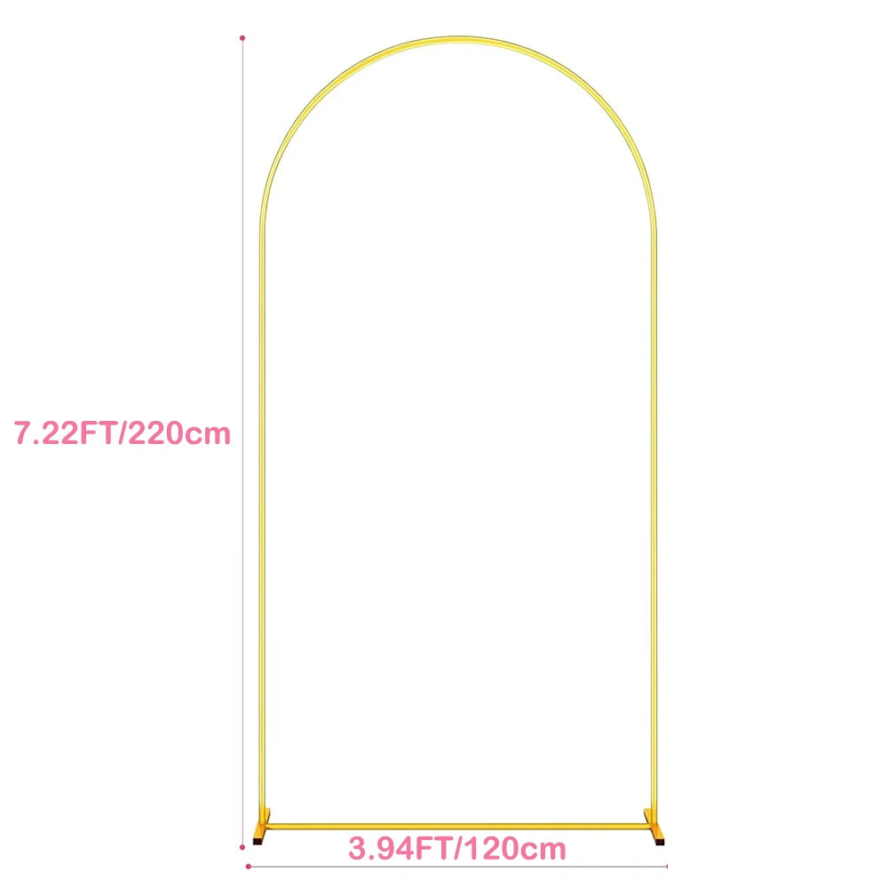 イベント・パーティー装飾 メタル製デコレーションフレーム 5サイズ 大小様々