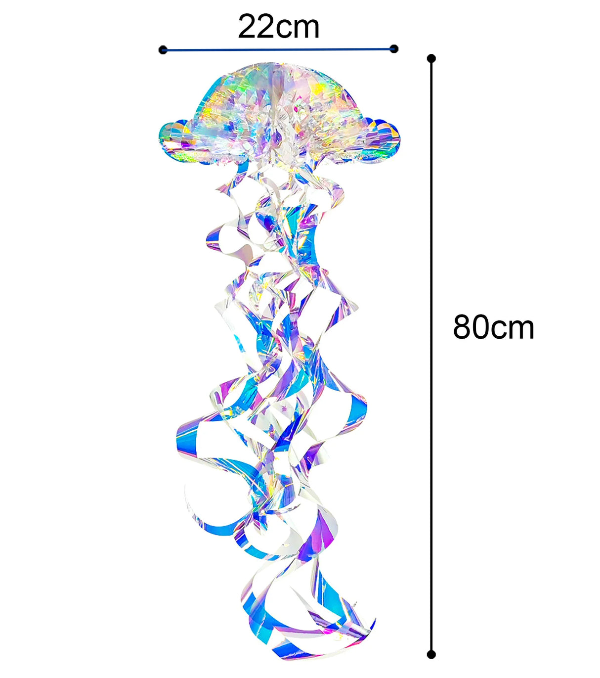 オーロラカラー天井飾り吊り下げセット・パーティー・イベント用デコレーションアイテム