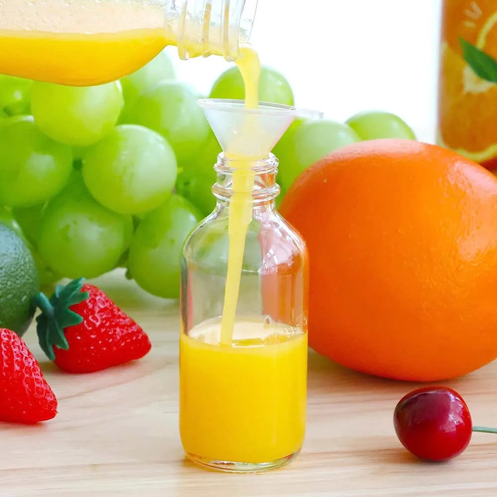 |イベント・ノベルティ用品 | ガラス製 小型透明ボトル 蓋付き | 15ml/30ml/60ml