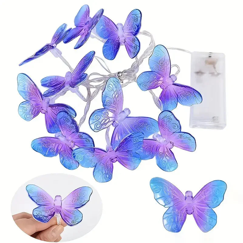 パーティー・インテリア用装飾 バタフライLEDライト 蝶モチーフ 華やか