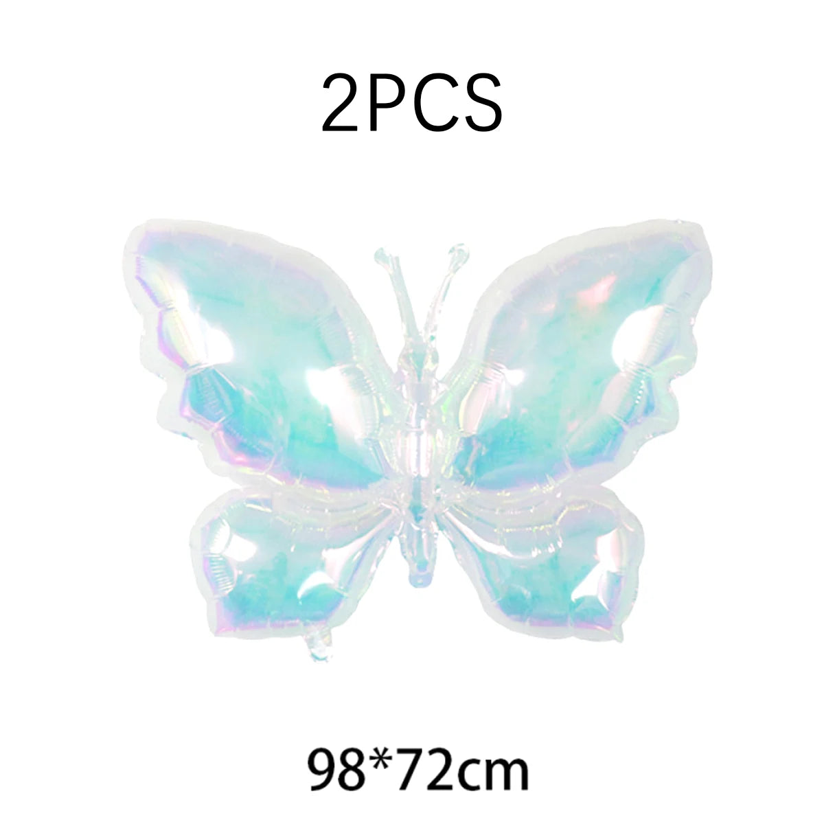 蝶モチーフのパーティーバルーン2個セット