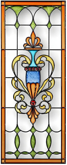 【UVカット・静電気吸着タイプ】ステンドグラス風 ウィンドウフィルム(7パターン)