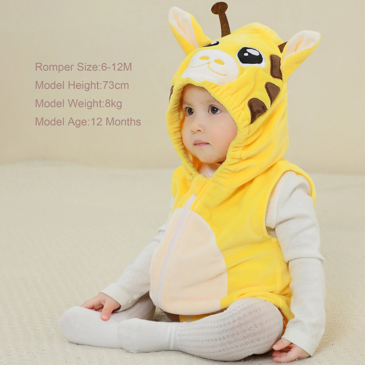 イベント・ハロウィングッズ|アニマル・ユニコーンベビーロンパース(0〜24ヶ月)着ぐるみ風