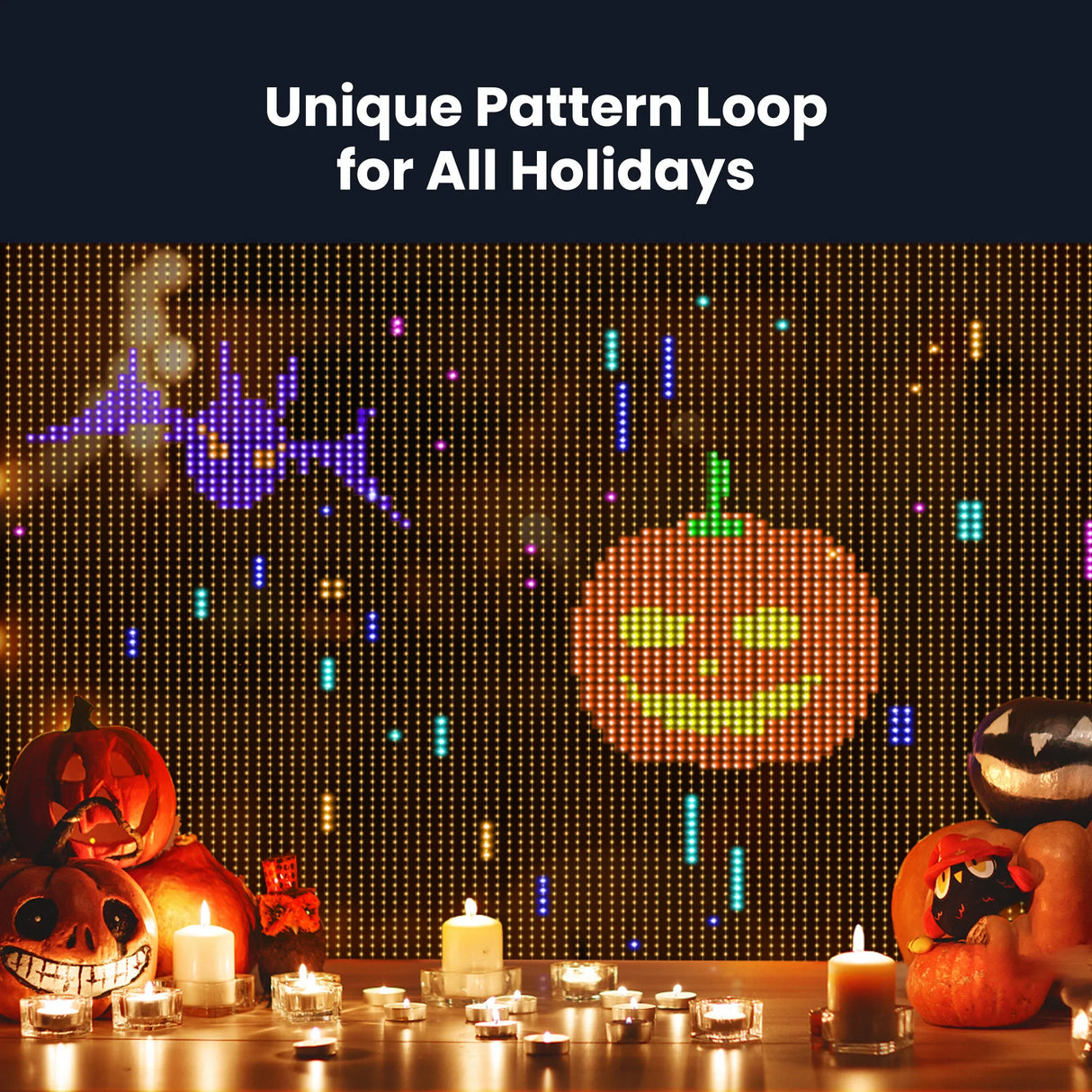 カーテンライト|イベント・クリスマス装飾| Bluetoothスマートカーテンライト(幅2m)