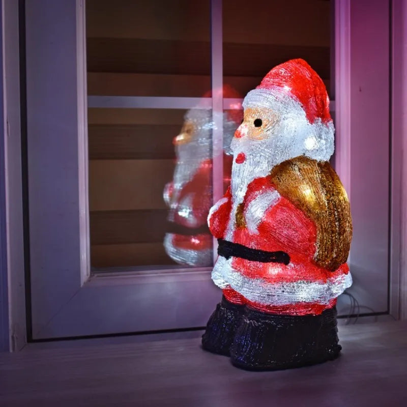 モチーフライト|イベント・クリスマス装飾|屋内用サンタクロースライト(H35c)