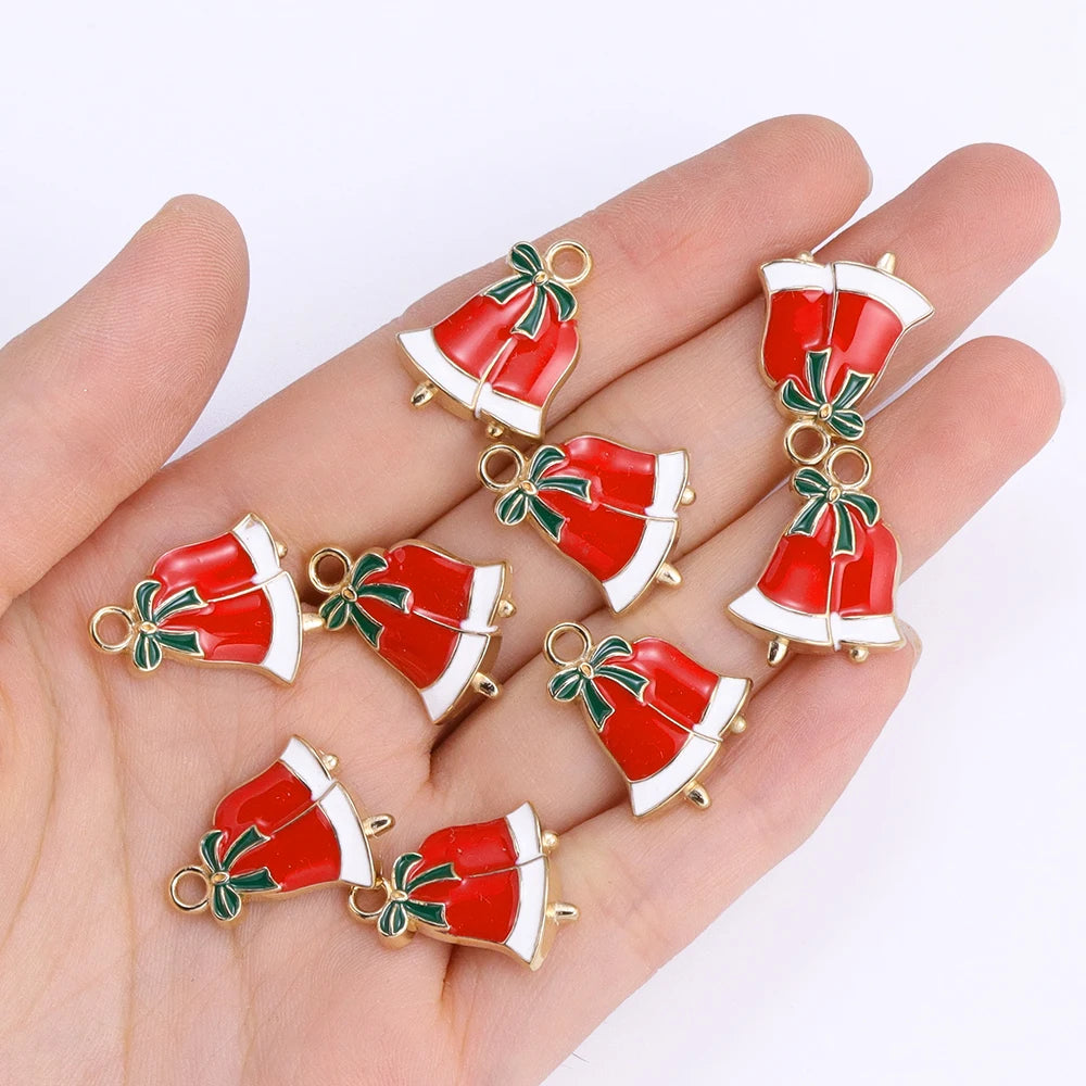 キュートなクリスマスチャームセット(10個セット)