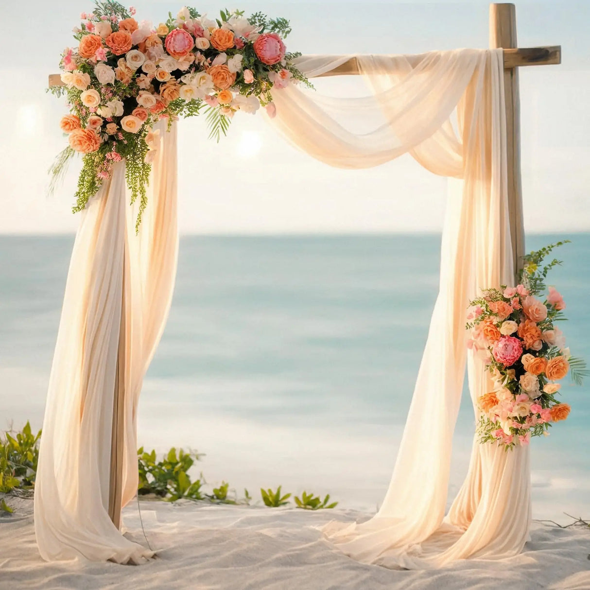 インテリア・パーティ装飾 | シフォン生地 カーテン | 全長6m/8m/10m