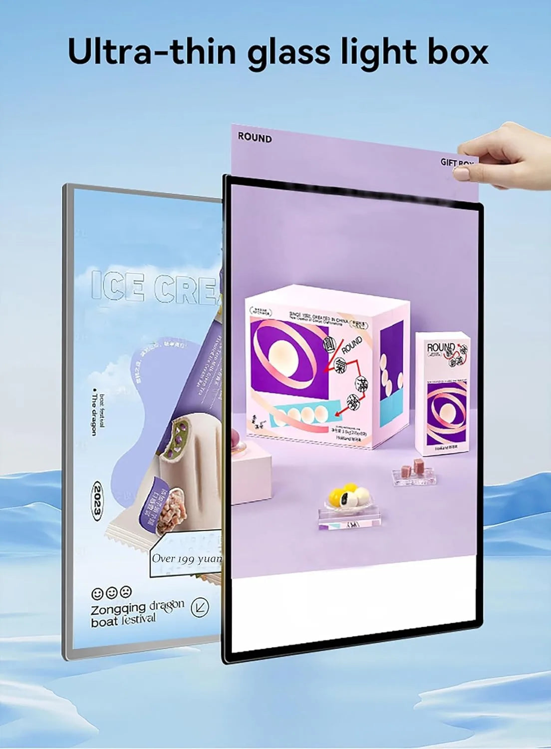 両面LEDライトボックスサインホルダー A4/A5