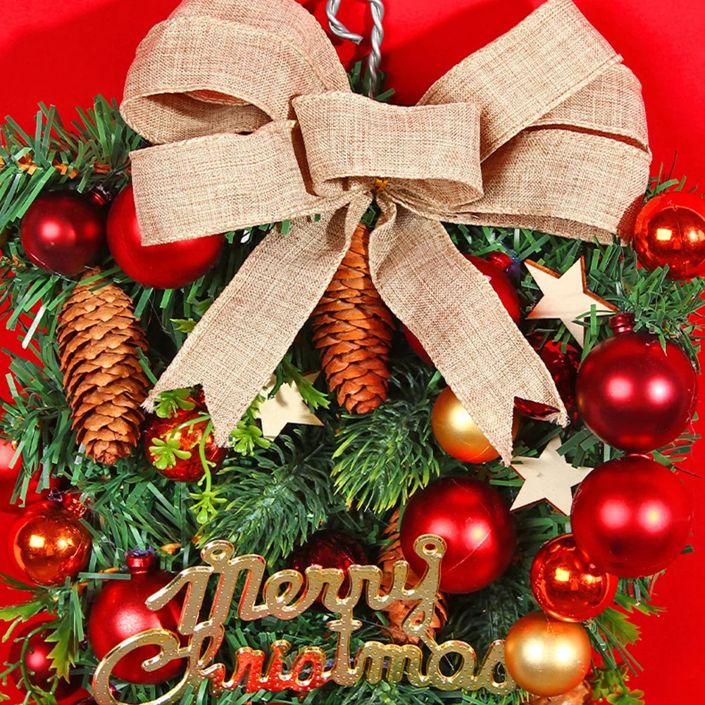 イベント・クリスマス装飾|玄関ドア用クリスマスリース