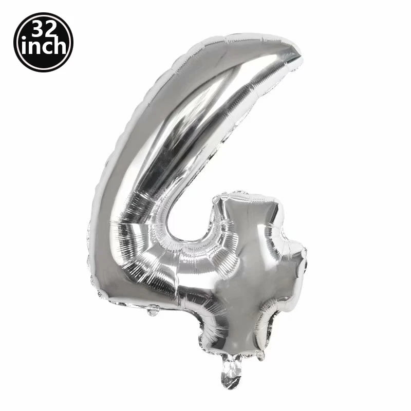 イベント・バルーン装飾 | マルチカラー数字バルーン