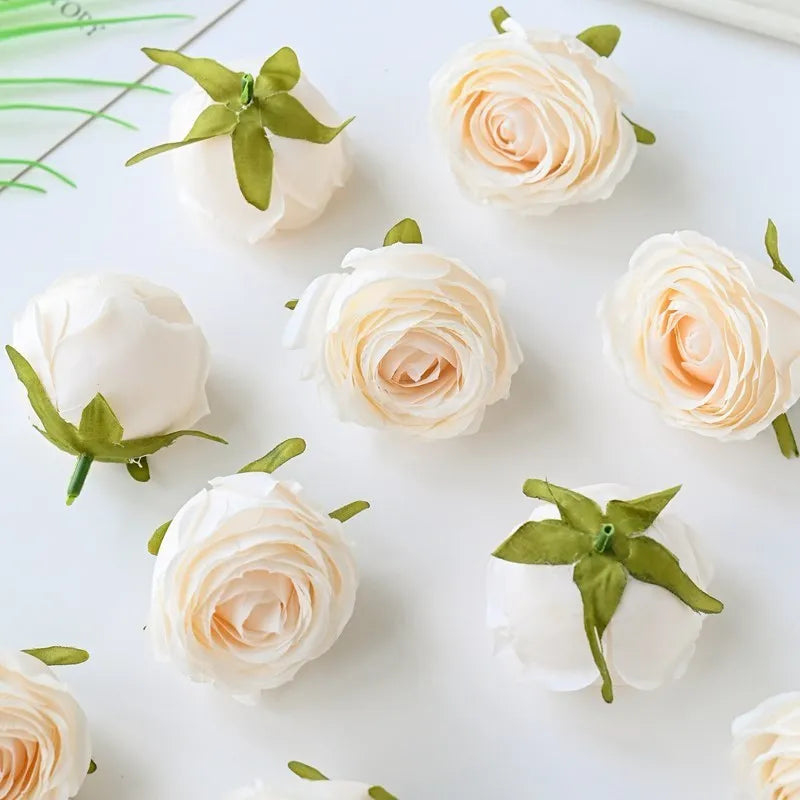 パーティー・インテリア装飾|シルク製造花ローズ50個セット