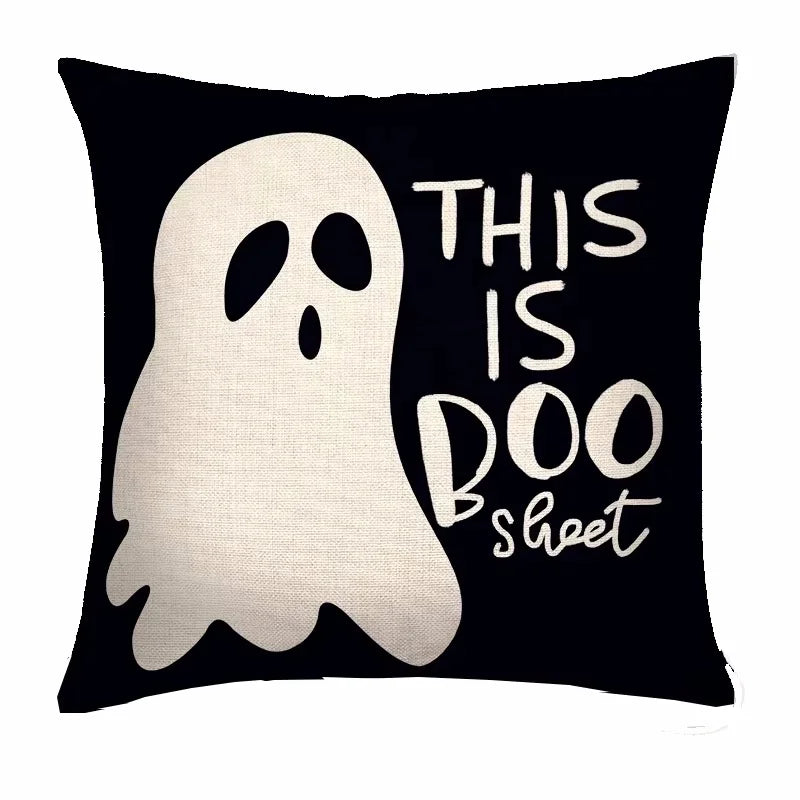 イベント・ハロウィングッズ|ハロウィン柄クッションカバー 45×45cm