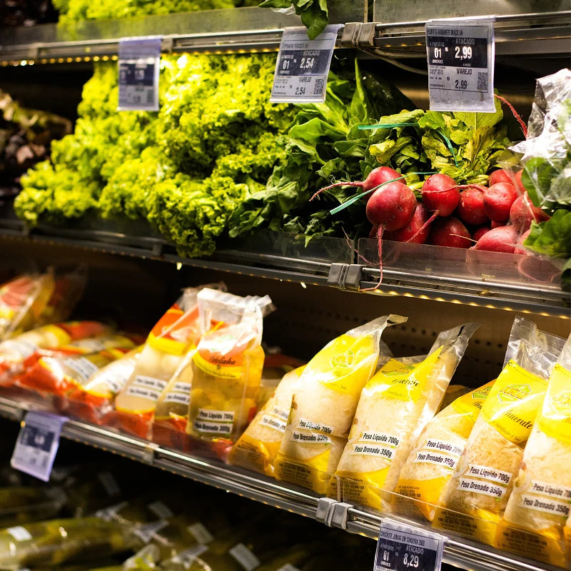 透明L字型アクリルプライスカードスタンド30個セット