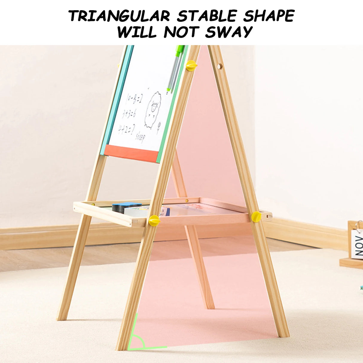 多機能子供用木製アートイーゼル