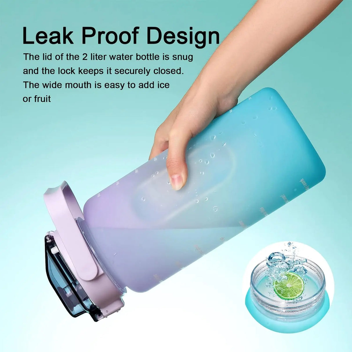 |イベント・ノベルティ用品 | ストロー付き大容量ウォーターボトル | 2L