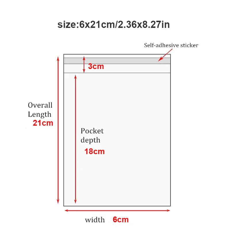 |イベント・ノベルティ用品 | 透明無地OPP袋各種 100枚セット