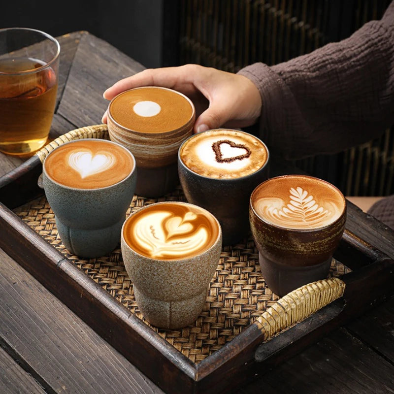 |イベント・ノベルティ用品 | 陶器製 陶芸品風デザインカップ | 150ml