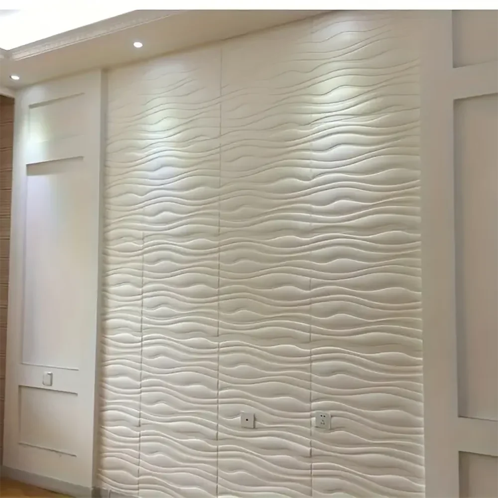 DIY用 3D壁面タイル風 ステッカー 4枚入/12枚入 モルタル壁風デザイン