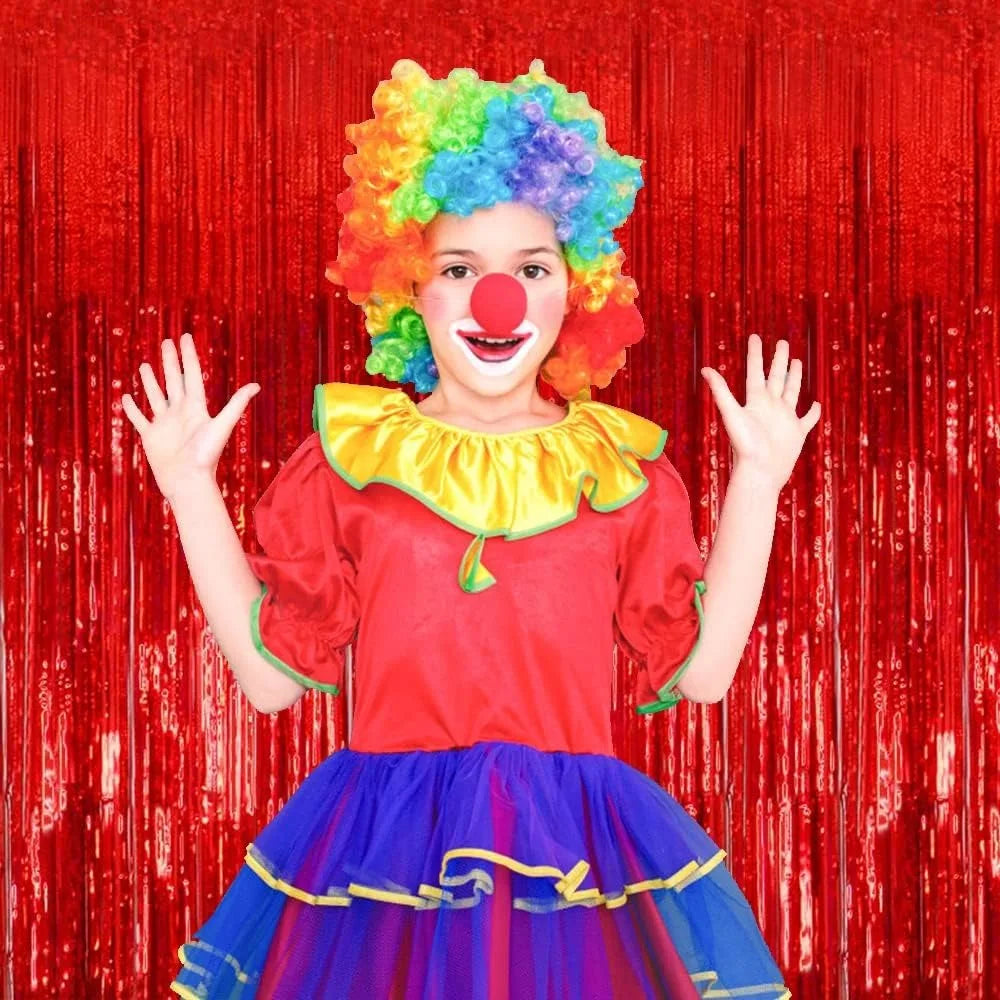 パーティー・インテリア装飾 メタリックカラーカーテン シルバー 幅1M 長さ2M