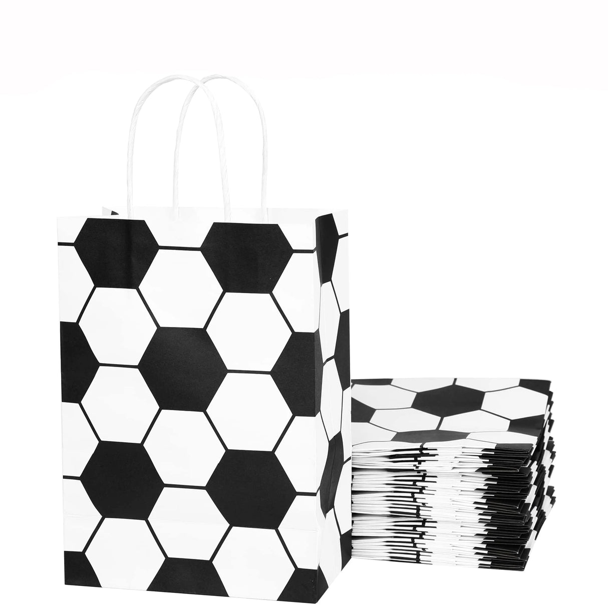 |ノベルティ用品 | サッカーボール柄ギフトバッグセット | W14.8×H21×D8.2c