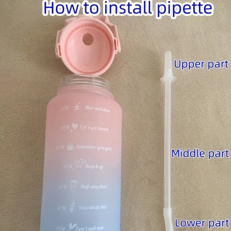 |イベント・ノベルティ用品 | 漏れ防止モチベーションウォーターボトル | 2L