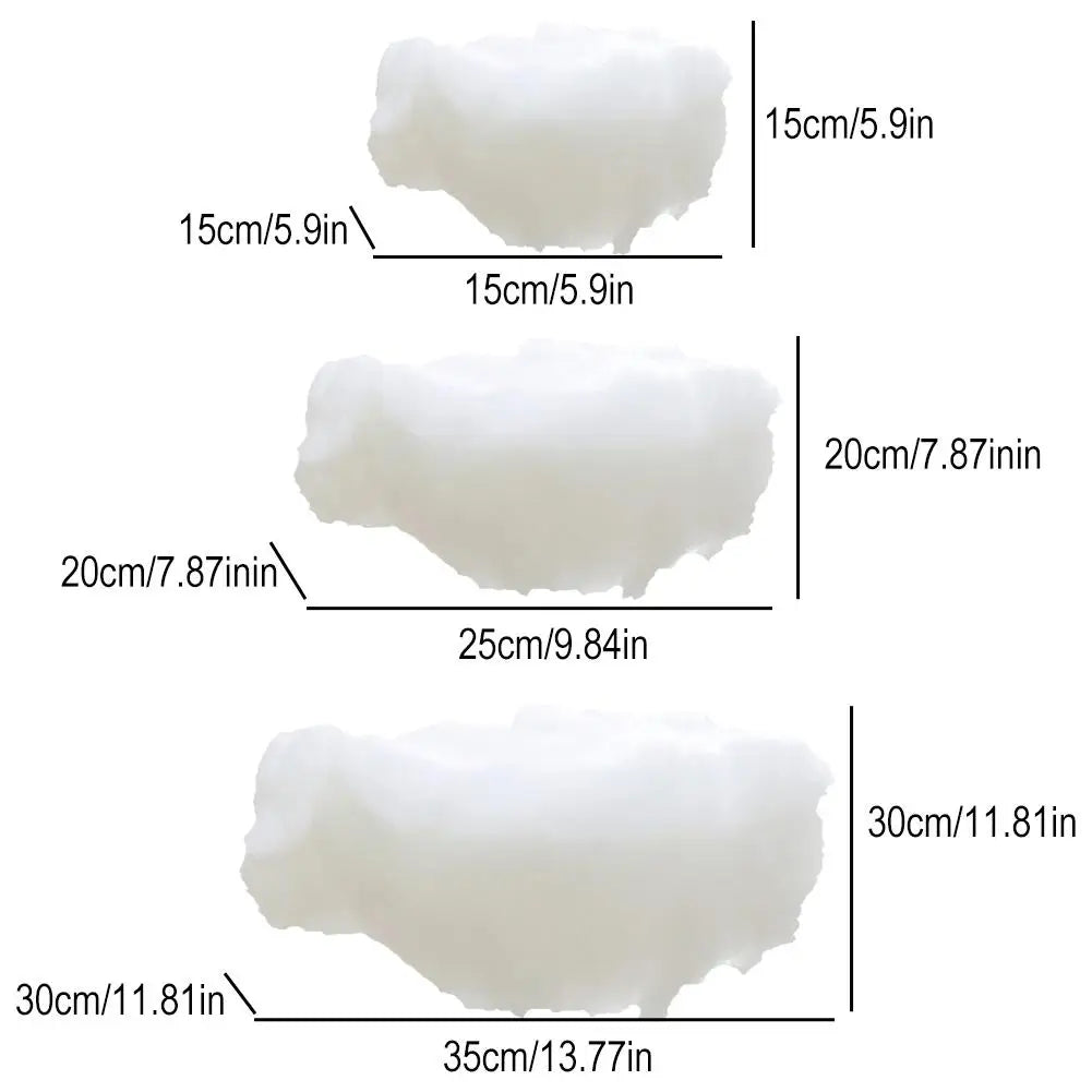 イベント・パーティー装飾|メルヘン装飾 ふわふわコットン雲(S/M/L)