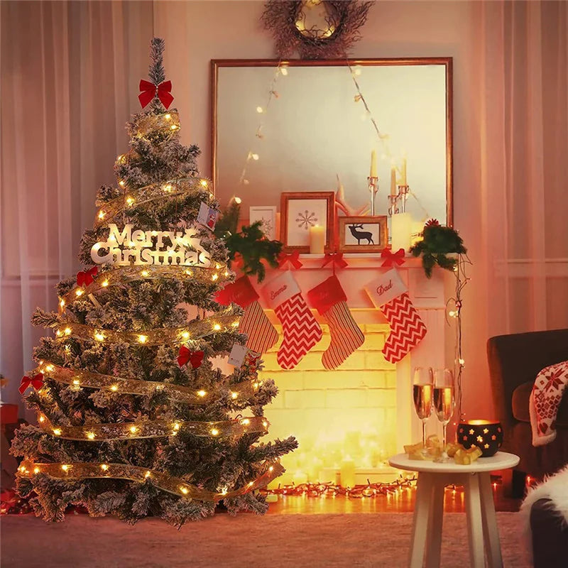 イベント・パーティー装飾|LEDクリスマスリボンライト(2M/5M/10M)