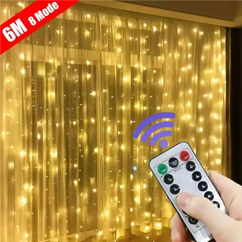 イベント・クリスマス装飾|LEDカーテンライト USB接続(幅3M/4M/6M)