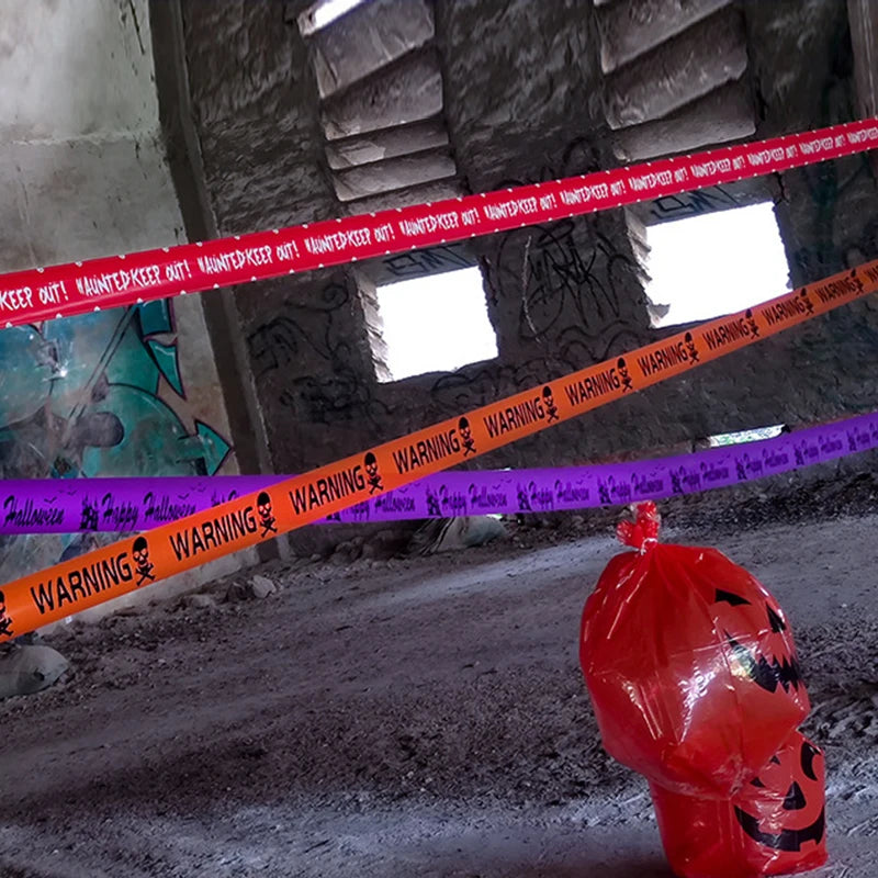 イベント・ハロウィングッズ| 窓用警告テープ