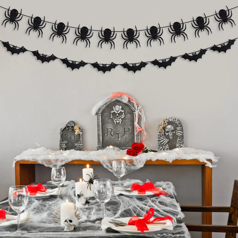 イベント・ハロウィン装飾|ハロウィンペーパーバナー デコレーション(3M)