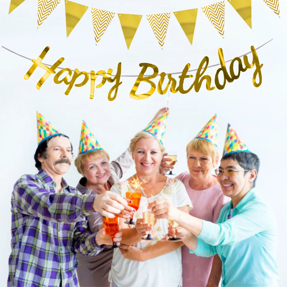 パーティー用装飾 誕生日用バナー 壁面装飾 華やか演出