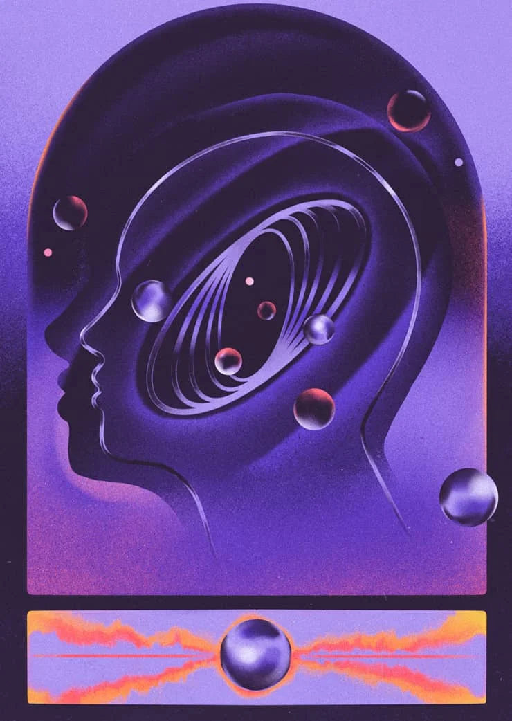 イベント・ハロウィングッズ|抽象未来主義キャンバスアートポスター