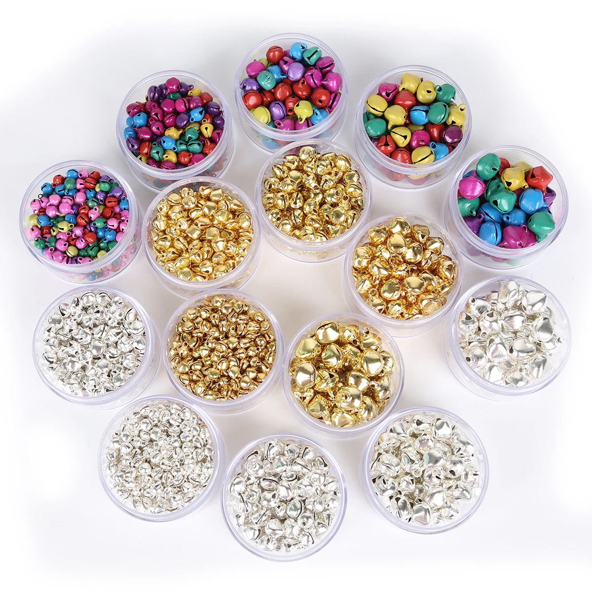 【クラフト・イベント装飾用】スモールベル型ビーズ