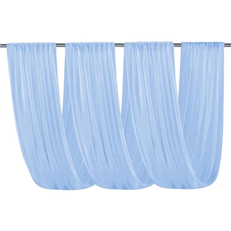 インテリア・パーティ装飾 |シフォンドレープカーテン | 全長 3m/6m