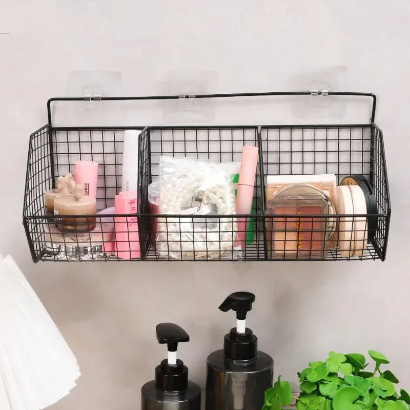 パンチフリー壁掛けキッチン収納ラック