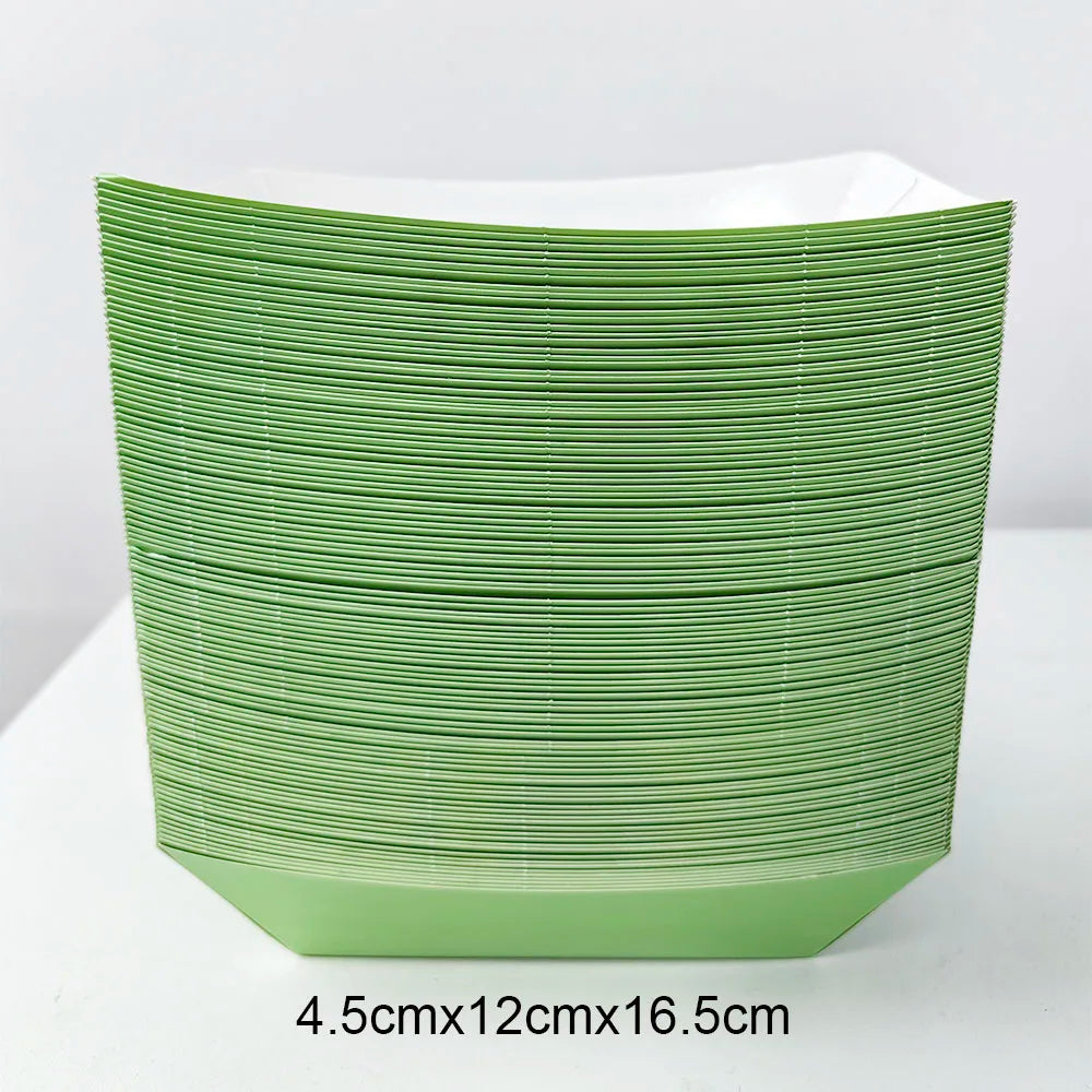 |イベント・ノベルティ用品 | 紙製ミニフードトレイセット | W16.5×H4.5×D12c