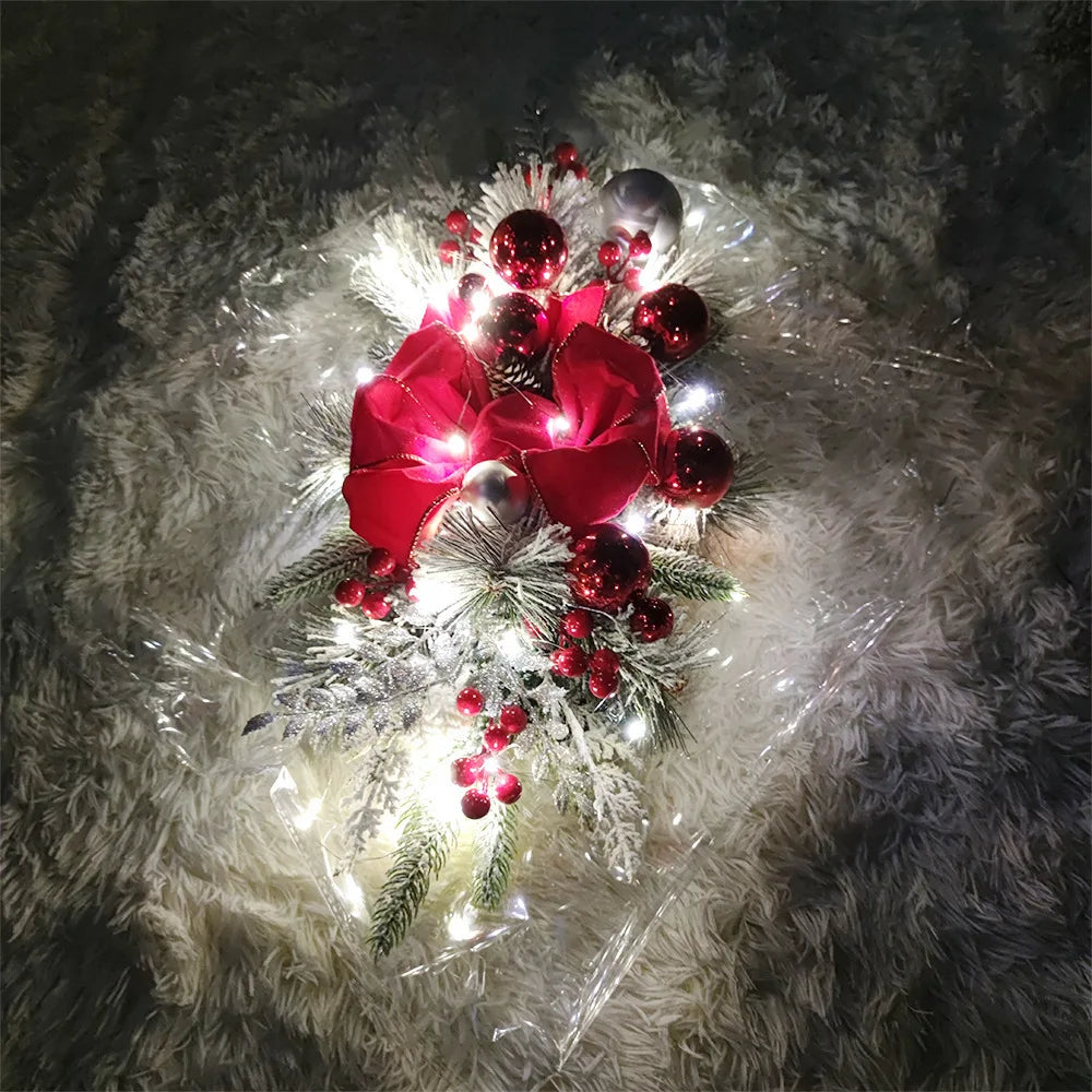 イベント・クリスマス装飾|階段飾り吊り下げリースデコレーション