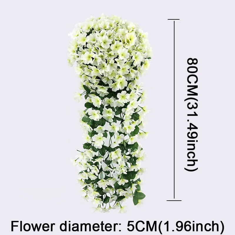 人工バイオレット 吊り下げフェイクフラワー