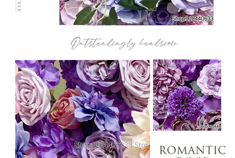 ロマンティックパープル フラワーデコレーション