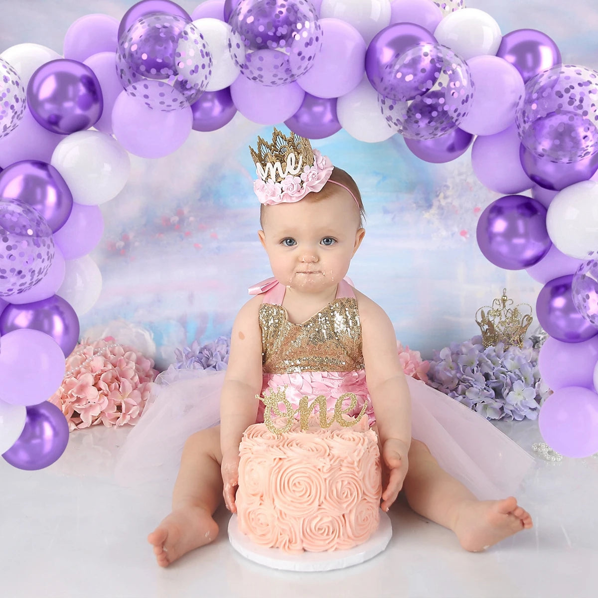 イベント・バルーン装飾 |メタリックカラーミックスバルーンセット