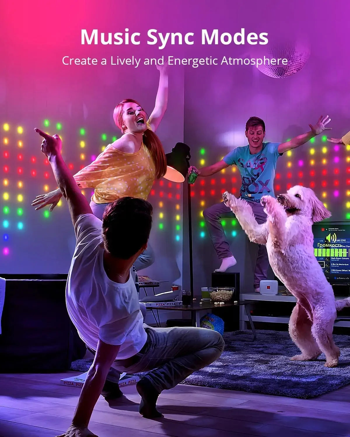 カーテンライト|イベント・クリスマス装飾|Bluetooth対応スマートカーテンライト(幅1.6~3M)