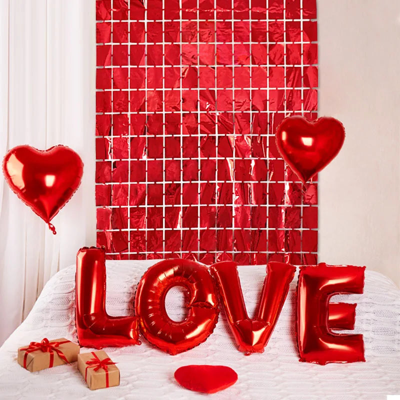 パーティー・インテリア装飾 キラキラ!ミラーボール風カーテン 単品 光反射