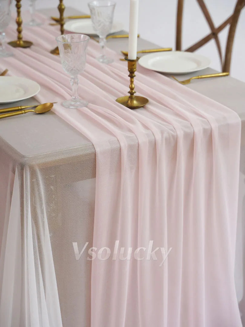 イベント・パーティ装飾 | エレガントなテーブルランナー
