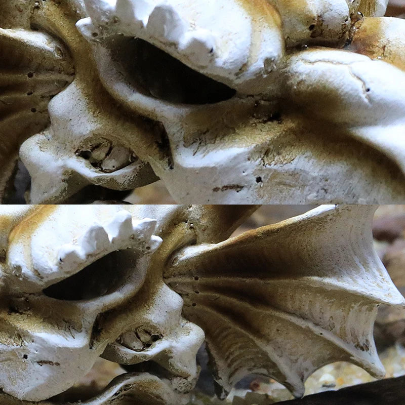 イベント・ハロウィングッズ|水槽用シミュレーション樹脂動物頭蓋骨装飾