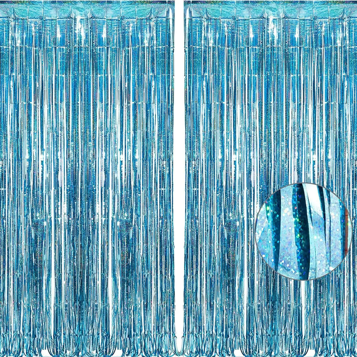 イベント・パーティーグッズ|ホイルフリンジカーテン6枚セット