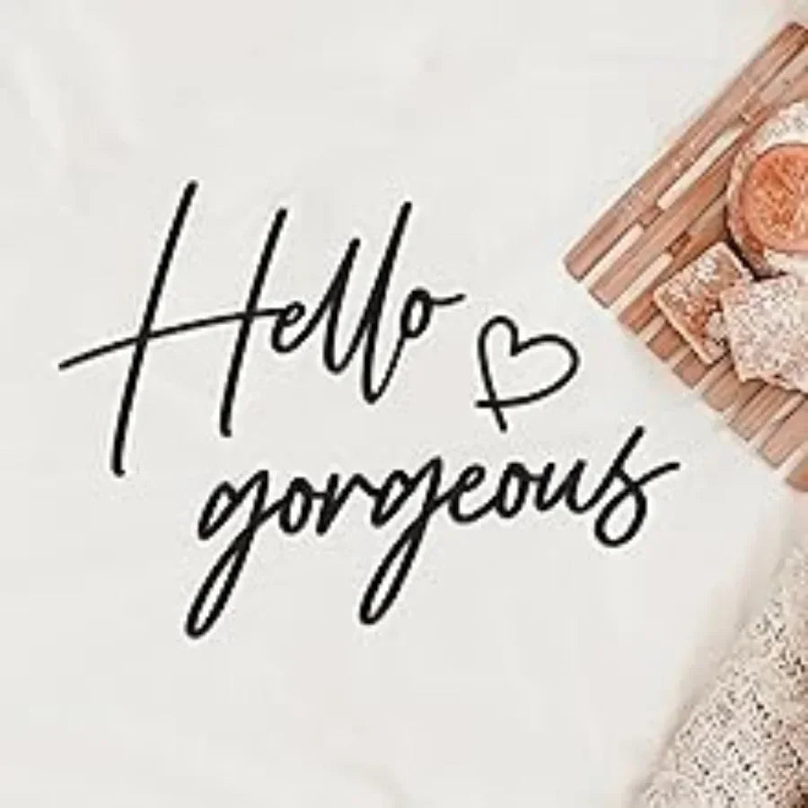 Hello Gorgeous メタルウォールデコレーション