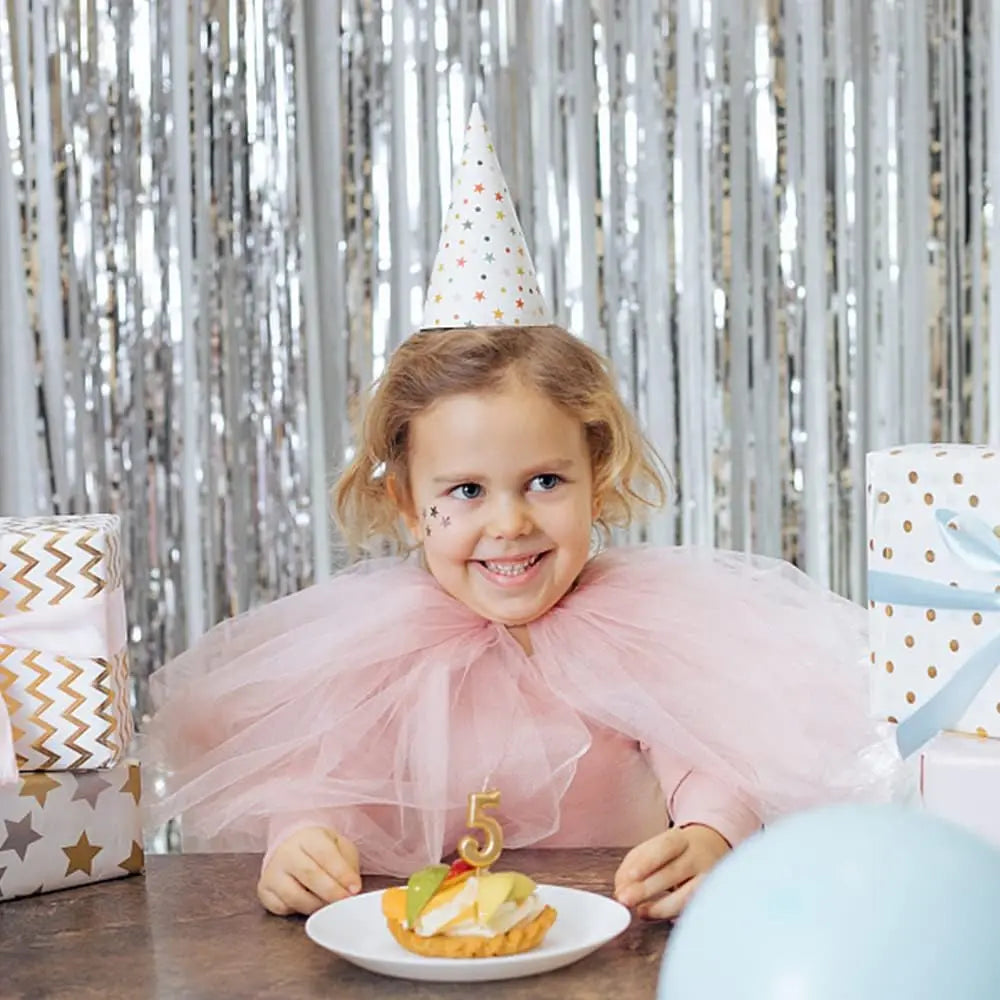 パーティー・インテリア装飾 メタリックカラーカーテン シルバー 幅1M 長さ2M