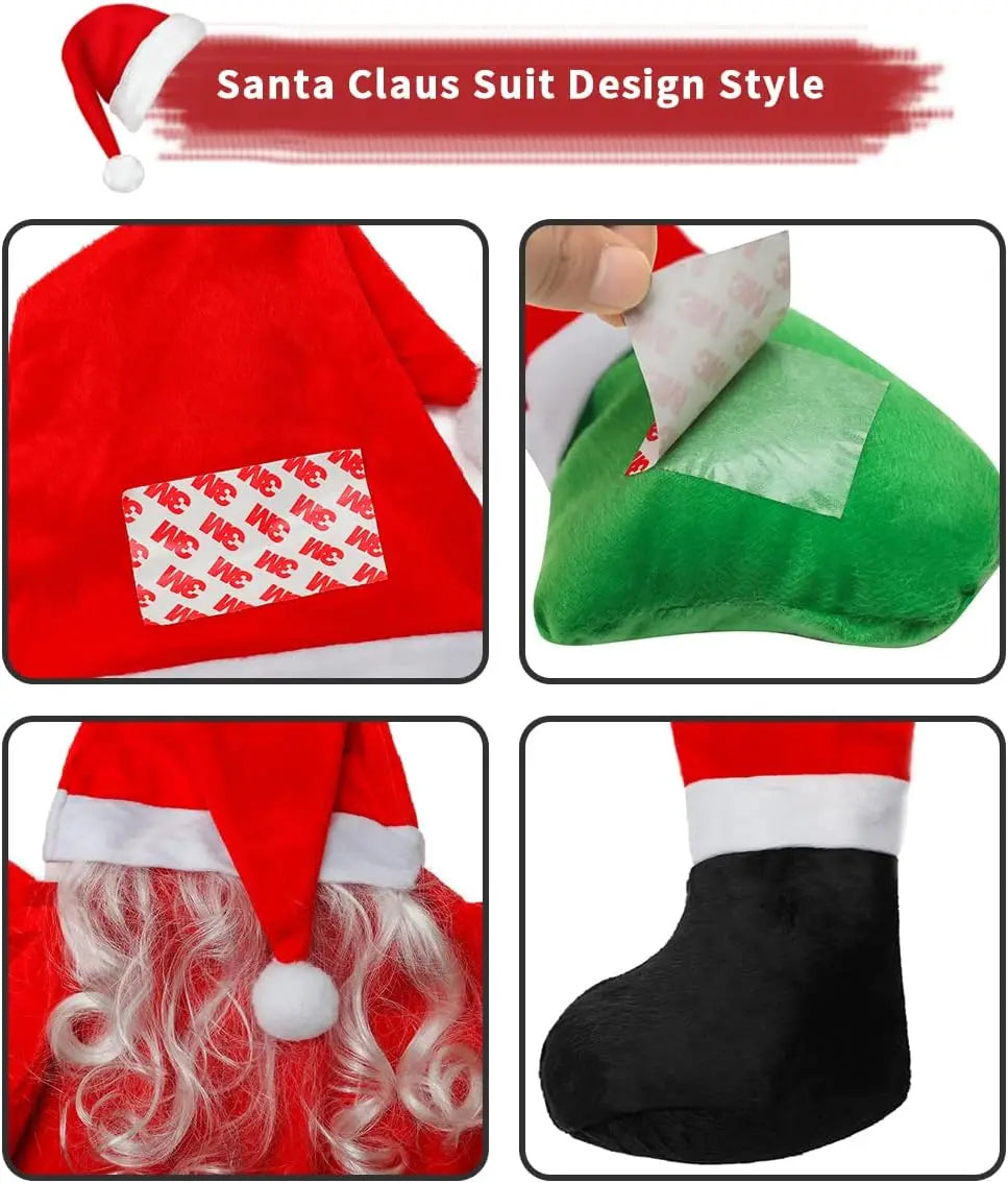 モチーフライト|イベント・クリスマス装飾|大型吊り下げサンタクロースデコレーション